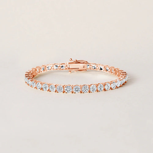 14K Gold Lab-Grown Diamond Tennis Bracelet – Approx. 4.5 CTW