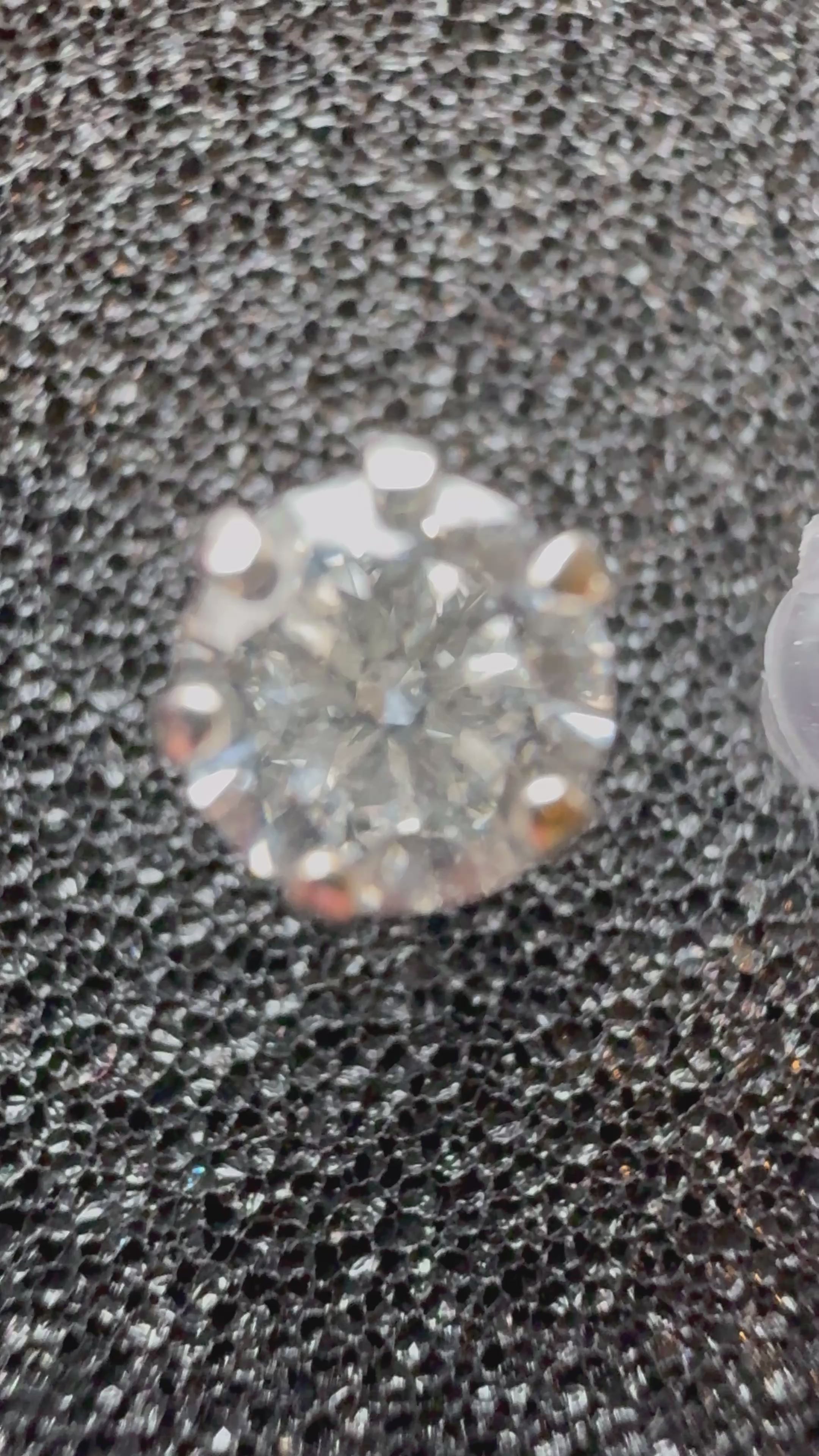 .5 CTW Lab Grown Diamond Stud Earrings – 4mm Round | E Color VVS2 | 925 Sterling Silver